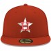 Houston Astros Men's New Era Red Logo White 59FIFTY Fitted Hat