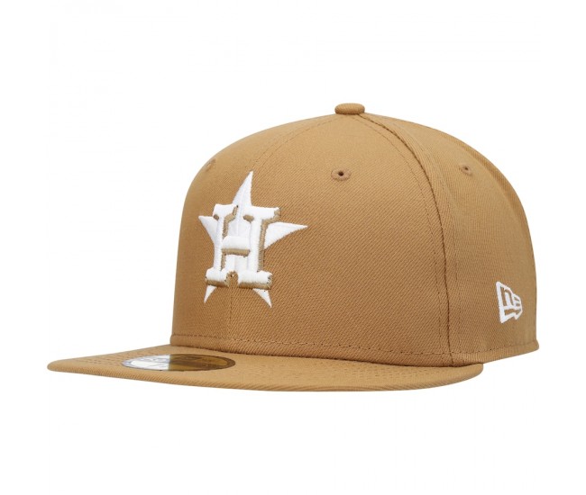 Houston Astros Men's New Era Tan Wheat 59FIFTY Fitted Hat