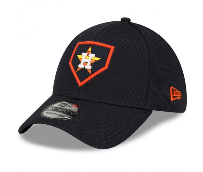 Houston Astros Men's New Era Navy 2022 Clubhouse 39THIRTY Flex Hat