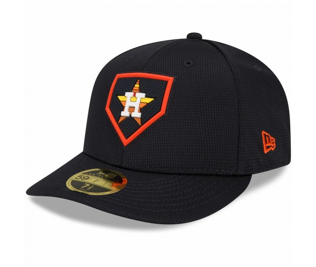 Houston Astros Men's New Era Navy 2022 Clubhouse Low Profile 59FIFTY Fitted Hat