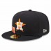 Houston Astros Men's New Era Navy Sidesplit 59FIFTY Fitted Hat