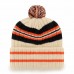 Houston Astros Men's '47 Natural Home Patch Cuffed Knit Hat with Pom