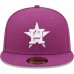 Houston Astros Men's New Era Grape Logo 59FIFTY Fitted Hat