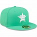 Houston Astros Men's New Era Green Logo 59FIFTY Fitted Hat