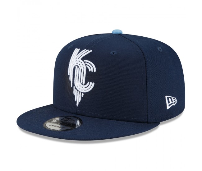 Kansas City Royals Men's New Era Navy 2022 City Connect 9FIFTY Snapback Adjustable Hat