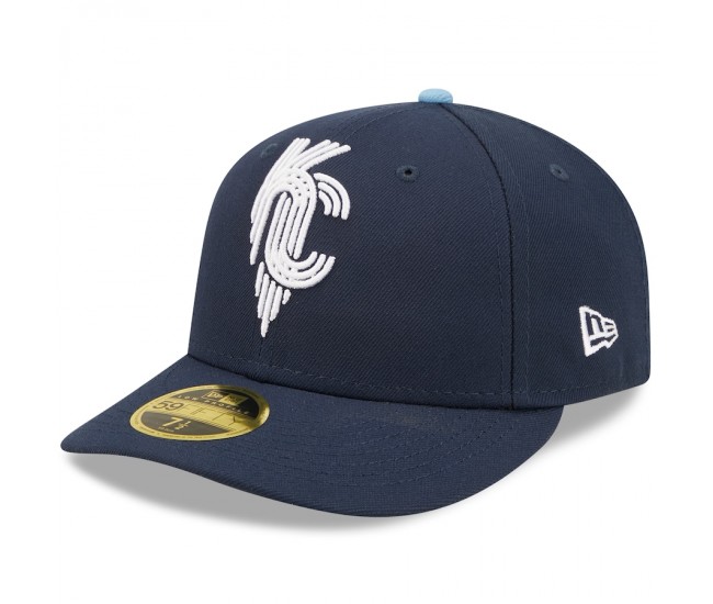 Kansas City Royals Men's New Era Navy 2022 City Connect Low Profile 59FIFTY Fitted Hat