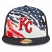 Kansas City Royals Men's New Era Navy 2022 4th of July On-Field 59FIFTY Fitted Hat