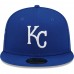 Kansas City Royals Men's New Era Royal 2-Time World Series Champions Undervisor 59FIFTY Fitted Hat