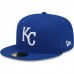 Kansas City Royals Men's New Era Royal 2-Time World Series Champions Undervisor 59FIFTY Fitted Hat