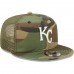 Kansas City Royals Men's New Era Camo Trucker 9FIFTY Snapback Hat