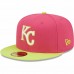 Kansas City Royals Men's New Era Pink 2015 World Series Champions Beetroot Cyber 59FIFTY Fitted Hat