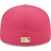 Los Angeles Angels Men's New Era Pink 2002 World Series Champions Beetroot Cyber 59FIFTY Fitted Hat