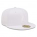 Los Angeles Angels Men's New Era White on White 59FIFTY Fitted Hat