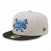 Los Angeles Angels Men's New Era Gray/Black 40th Season Cooperstown Collection Royal Undervisor 59FIFTY Fitted Hat