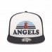 Los Angeles Angels Men's New Era White/Navy Gradient Golfer 9FIFTY Snapback Hat