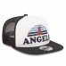 Los Angeles Angels Men's New Era White/Navy Gradient Golfer 9FIFTY Snapback Hat