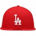 Los Angeles Dodgers Men's New Era Red Logo White 59FIFTY Fitted Hat