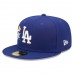 Los Angeles Dodgers Men's New Era Royal 7x World Series Champions Crown 59FIFTY Fitted Hat