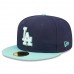 Los Angeles Dodgers Men's New Era Navy 60th Anniversary Cooperstown Collection Team UV 59FIFTY Fitted Hat