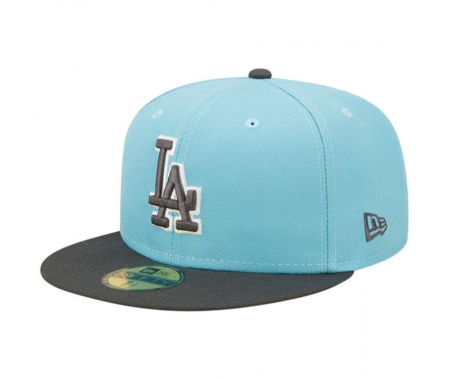 Los Angeles Dodgers Men's New Era Light Blue/Charcoal Two-Tone Color Pack 59FIFTY Fitted Hat