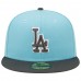 Los Angeles Dodgers Men's New Era Light Blue/Charcoal Two-Tone Color Pack 59FIFTY Fitted Hat