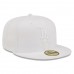 Los Angeles Dodgers Men's New Era White on White 59FIFTY Fitted Hat