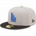 Los Angeles Dodgers Men's New Era Gray/Black Dodger Stadium Est. 1962 Undervisor 59FIFTY Fitted Hat