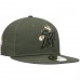 Miami Marlins Men's New Era Olive Splatter 59FIFTY Fitted Hat