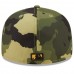 Miami Marlins Men's New Era Camo 2022 Armed Forces Day On-Field 59FIFTY Fitted Hat