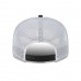 Miami Marlins Men's New Era Black/White Base Trucker 9FIFTY Snapback Hat