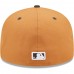 Miami Marlins Men's New Era Brown/Charcoal Two-Tone Color Pack 59FIFTY Fitted Hat