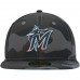 Miami Marlins Men's New Era Camo Dark 59FIFTY Fitted Hat