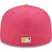 Miami Marlins Men's New Era Pink 25th Anniversary Beetroot Cyber 59FIFTY Fitted Hat