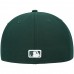 Miami Marlins Men's New Era Green Logo 59FIFTY Fitted Hat