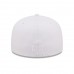 Miami Marlins Men's New Era White on White 59FIFTY Fitted Hat