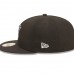 Miami Marlins Men's New Era Black Logo 59FIFTY Fitted Hat