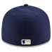 Milwaukee Brewers Men's New Era Navy Authentic Collection On-Field Low Profile 59FIFTY Fitted Hat