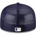 Milwaukee Brewers Men's New Era Navy Team On-Field Replica Mesh Back 59FIFTY Fitted Hat