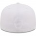 Milwaukee Brewers Men's New Era White on White 59FIFTY Fitted Hat