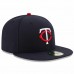 Minnesota Twins Men's New Era Navy Home Authentic Collection On-Field 59FIFTY Fitted Hat