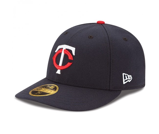 Minnesota Twins Men's New Era Navy Authentic Collection On Field Low Profile Home 59FIFTY Fitted Hat