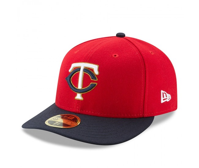 Minnesota Twins Men's New Era Red/Navy Alternate 2 Authentic Collection On-Field Low Profile 59FIFTY Fitted Hat