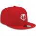 Minnesota Twins Men's New Era Red Logo White 59FIFTY Fitted Hat