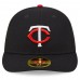 Minnesota Twins Men's New Era Navy Authentic Collection Mesh Back Low Profile 59FIFTY Fitted Hat