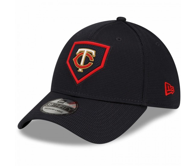 Minnesota Twins Men's New Era Navy 2022 Clubhouse 39THIRTY Flex Hat