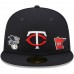 Minnesota Twins Men's New Era Navy Identity 59FIFTY Fitted Hat