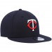 Minnesota Twins Men's New Era Navy Primary Logo 9FIFTY Snapback Hat