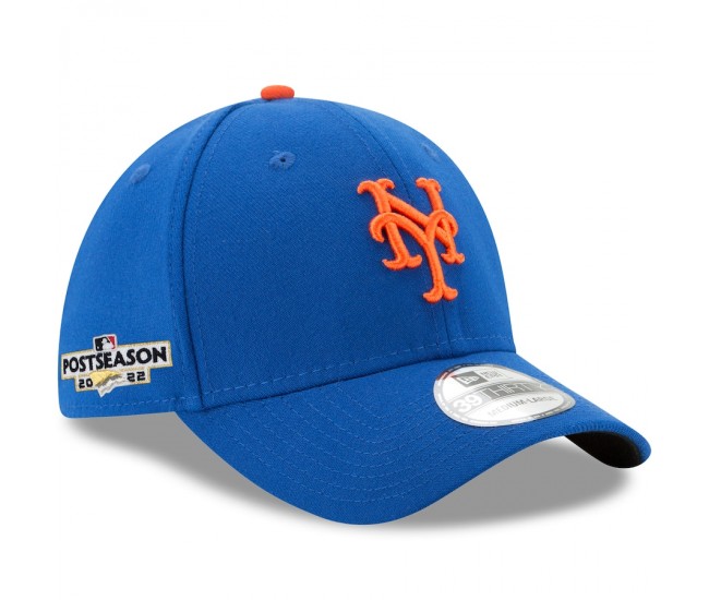 New York Mets Men's New Era Royal 2022 Postseason 39THIRTY Flex Hat