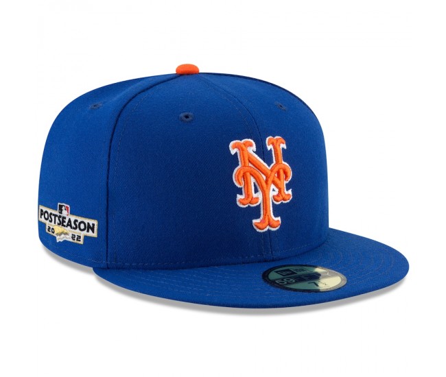 New York Mets Men's New Era Royal 2022 Postseason 59FIFTY Fitted Hat