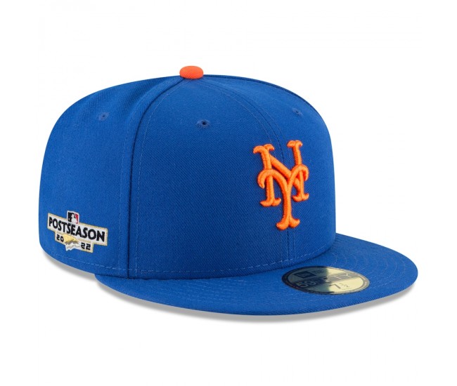 New York Mets Men's New Era Royal 2022 Postseason 59FIFTY Game Fitted Hat